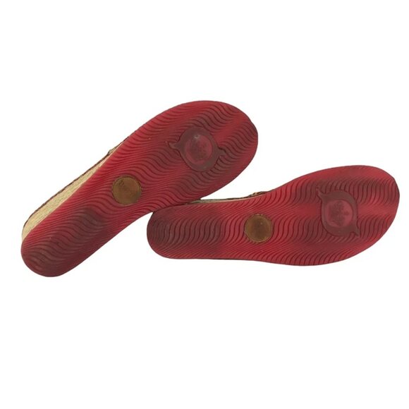 Born Womens Drillers Multicolor Striped Wedge Slide Sandal Size‎ US 8/EUR 39 - Picture 7 of 10